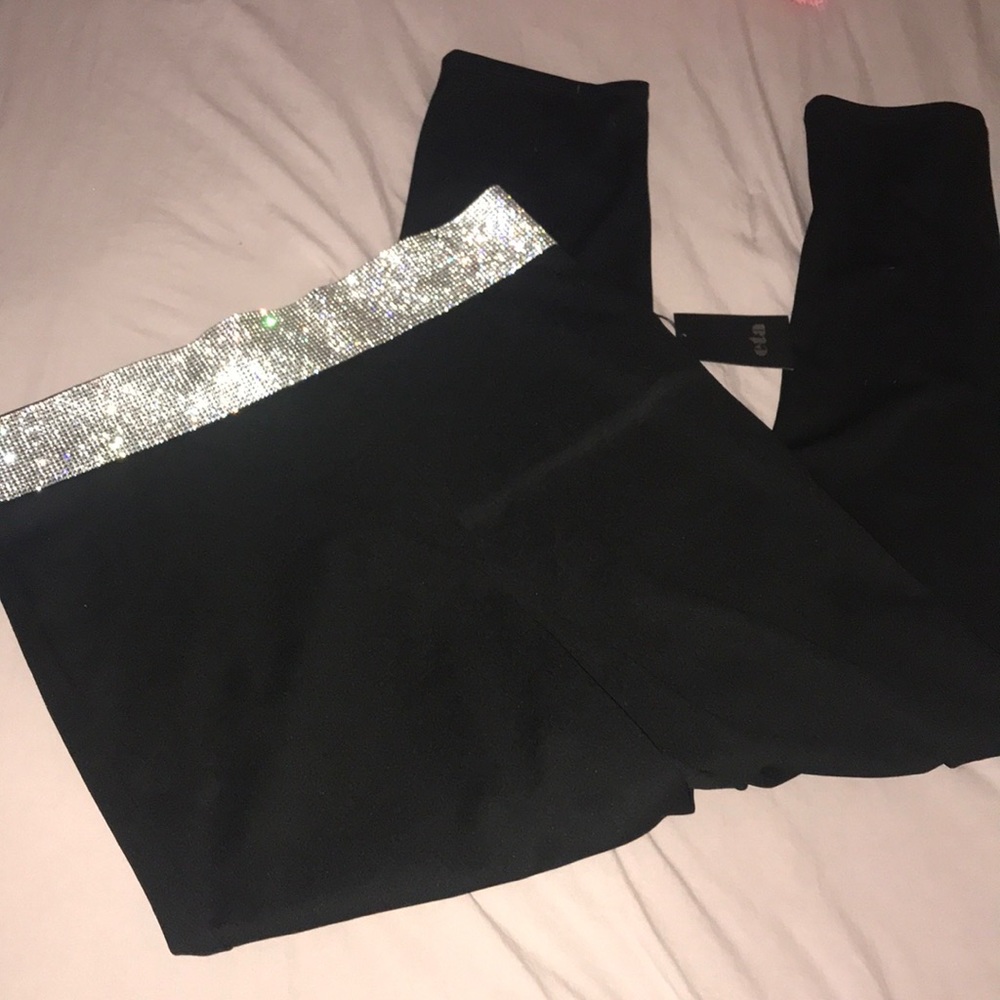 Rhinestone leggings